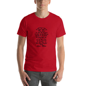 Mom quote, To my son, I'll love you forever  Unisex T-Shirt