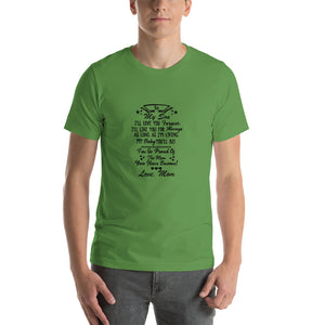 Mom quote, To my son, I'll love you forever  Unisex T-Shirt