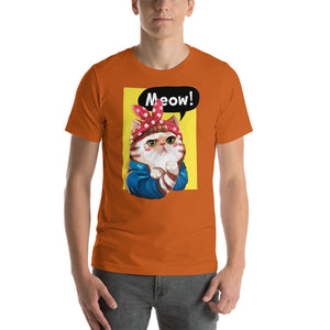 Cute cartoon cat Unisex T-Shirt