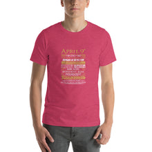 Load image into Gallery viewer, Amazing April 9th People Unisex T-Shirt

