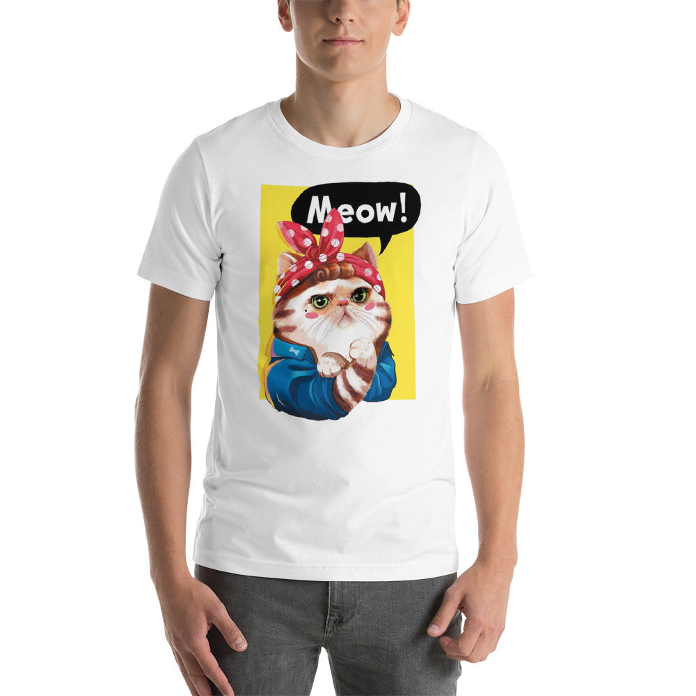 Cute cartoon cat Unisex T-Shirt